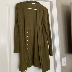 Amazon Olive cardigan